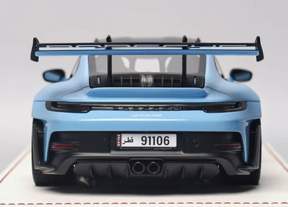 Davis & Giovanni Porsche 911 (992) GT3 RS Gentian Blue Limited Edition 1/18 Resin Model
