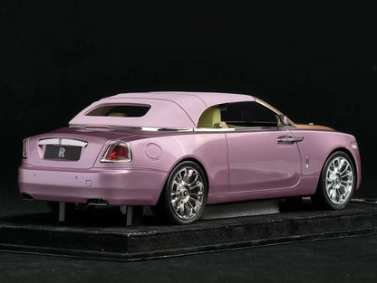 HH 1/18 Rolls-Royce Dawn Purple & Gold Two-Tone Resin Model