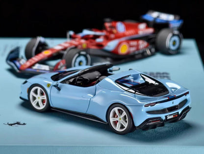 BBR 1/43 Ferrari SF-24 & 296 GTS Miami Special Livery Double Set