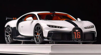Davis & Giovanni 1/18 Bugatti Chiron Pur Sport “Red Dragon” – White/Orange – Limited to 20