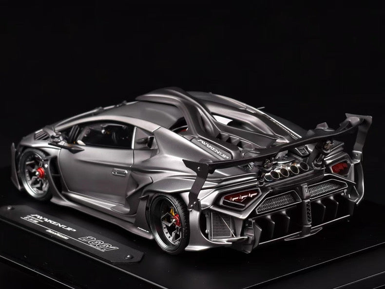 Dreampower 1/18 Lamborghini Huracán Awakenup D661 Grey | Resin Model