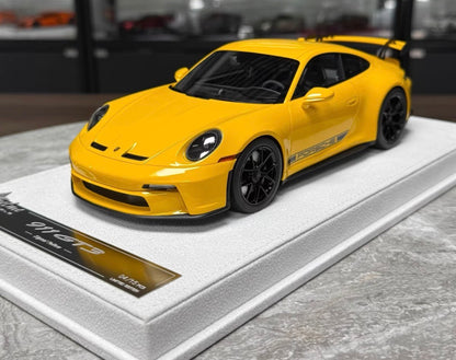 FuelMe Porsche 911 (992) GT3 Signal Yellow Limited Edition 1/18 Resin Model