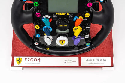 Amalgam 1:1 Ferrari F2004 Formula 1 Steering Wheel Resin Replica