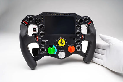 Amalgam 1:1 Ferrari 499P Le Mans Winning Steering Wheel Resin Replica – 2023