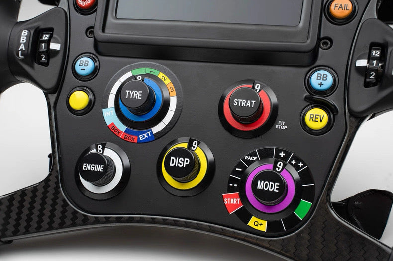 Amalgam 1:1 Red Bull Racing RB18 Formula 1 Steering Wheel Resin Replica