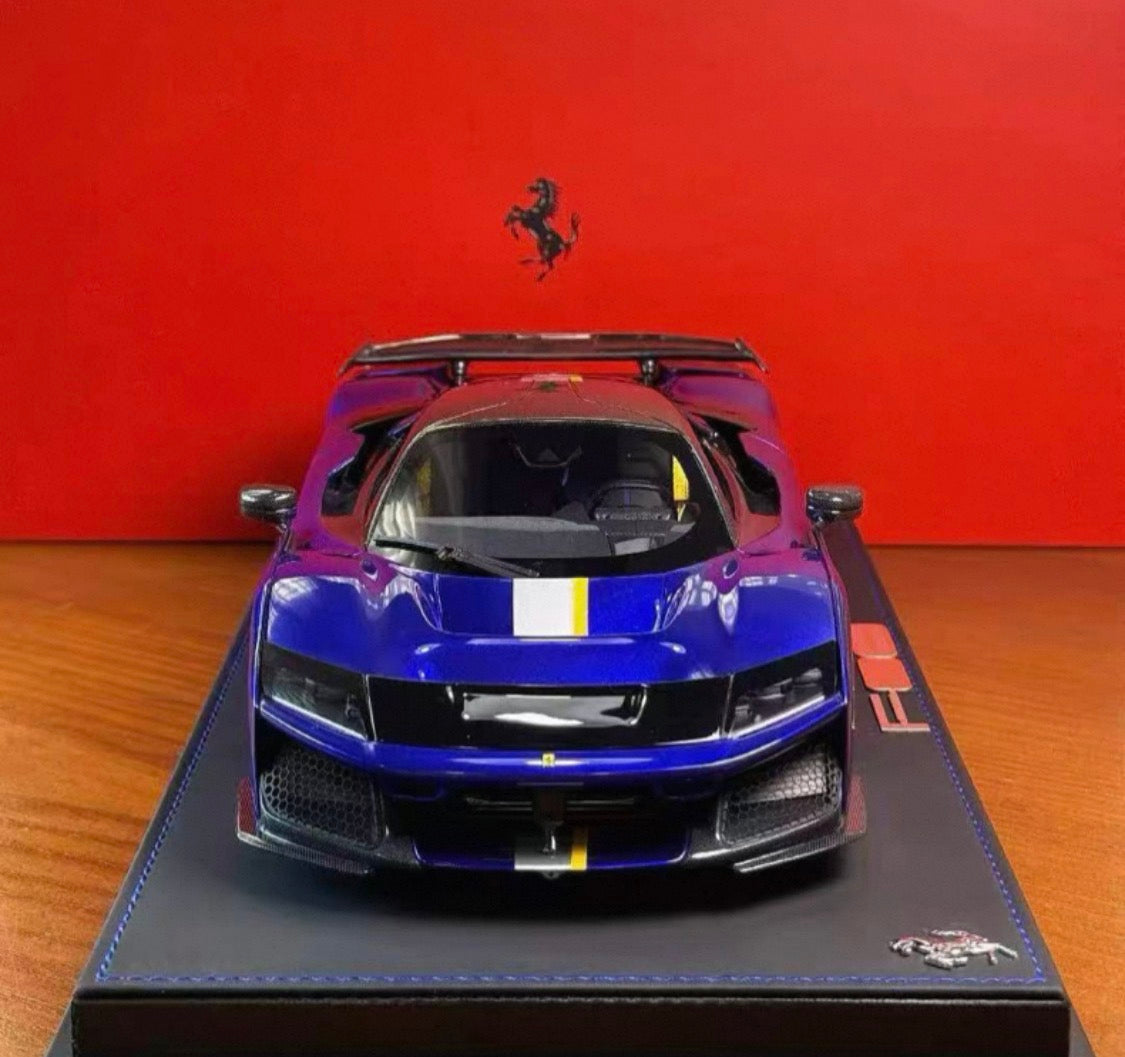 BBR 1/18 Ferrari F80 Resin Model – Metallic Blue