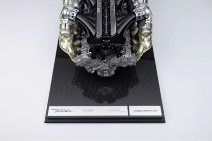 Amalgam 1/4 Bugatti Chiron V16 Engine & Gearbox Limited Edition Model