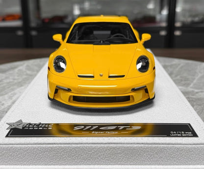 FuelMe Porsche 911 (992) GT3 Signal Yellow Limited Edition 1/18 Resin Model