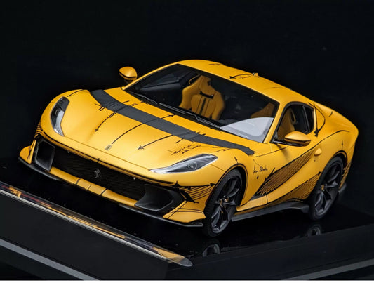 Amalgam 1/18 Ferrari 812 MVS ART Auction Edition Resin Model