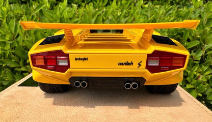 Make Up Lamborghini Countach LP400S Yellow 1/18 Resin Model