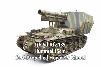 1/6 Sd.Kfz.135 Hummel 15cm Self-Propelled Howitzer Model