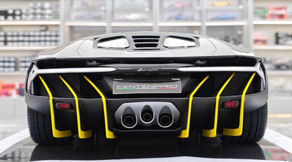Amalgam 1/8 Lamborghini Centenario LP770-4 Roadster Black Carbon Limited #11