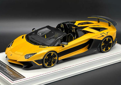 Davis&Giovanni 1/18 lamborghini aventador lp750-sv pearl yellow – limited to 8 pcs