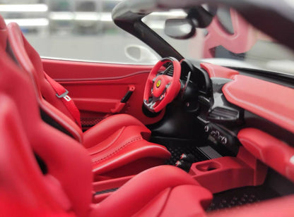 HH 1/18 Ferrari 458 Speciale Aperta Resin Model – Pearl White – HH335