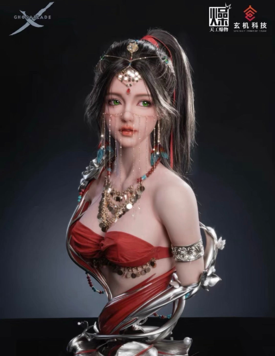 Demon Blade Princess 1:1 Silicone Bust Statue