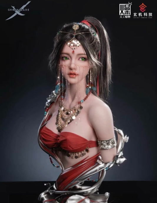 Demon Blade Princess 1:1 Silicone Bust Statue