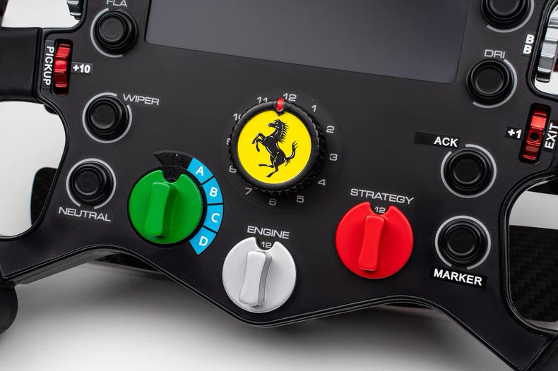 Amalgam 1:1 Ferrari 499P Le Mans Winning Steering Wheel Resin Replica – 2023