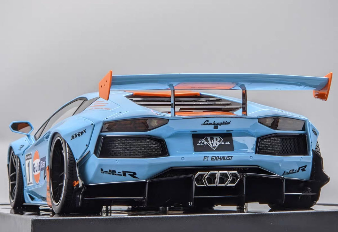 DG 1/12 Aventador 2.0 Gulf Livery Resin Model – Limited Edition