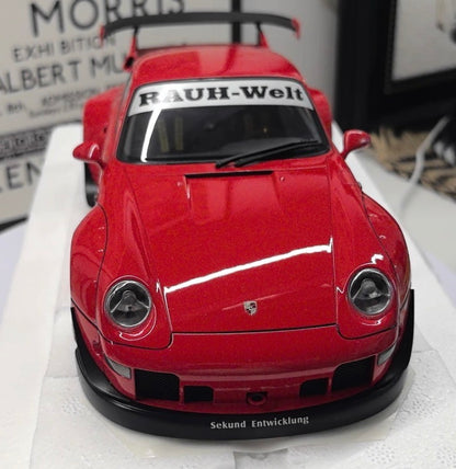 AUTOart 1/18 Porsche RWB 993 NAGINATA Red Composite Model Limited Edition