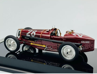 Amalgam 1/18 Bugatti Type 59 1934 Monaco Grand Prix Resin Model