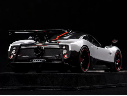HH Model 1/18 Pagani Zonda Cinque White Carbon Resin Model