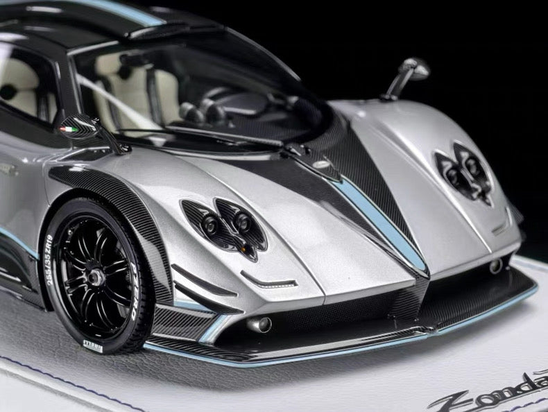 Peako 1/18 Pagani Zonda 760 Resin Model – Alpine Silver
