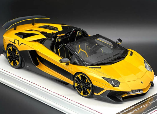Davis&Giovanni 1/18 lamborghini aventador lp750-sv pearl yellow – limited to 8 pcs