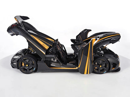 Frontiart 1/18 Koenigsegg Agera S Hundra Carbon Gold Fully Opening Model