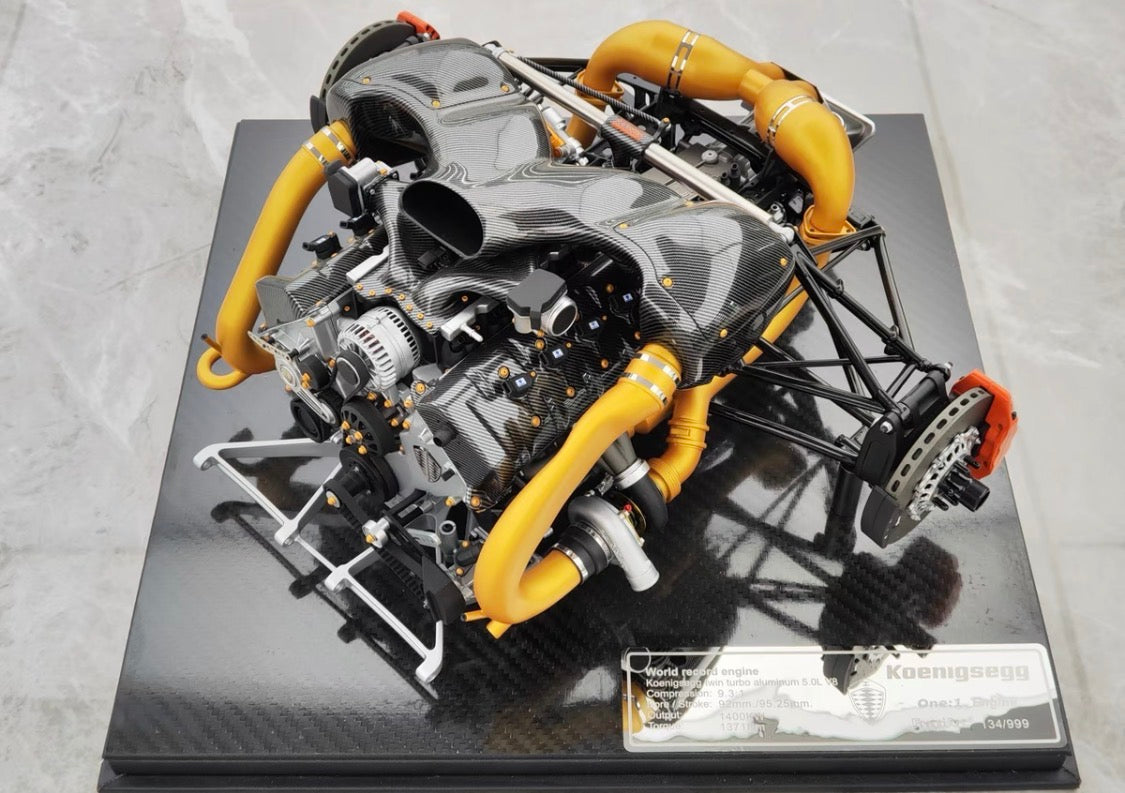 FA 1/6 Koenigsegg One:1 Engine Model Display | Limited Edition 925/999