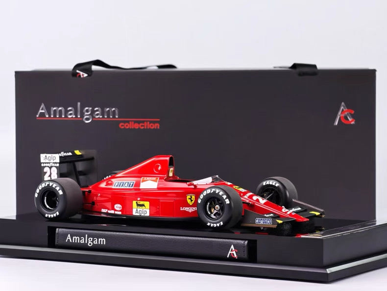 Amalgam 1/18 Ferrari F1-89 1989 British GP #28 Resin Model