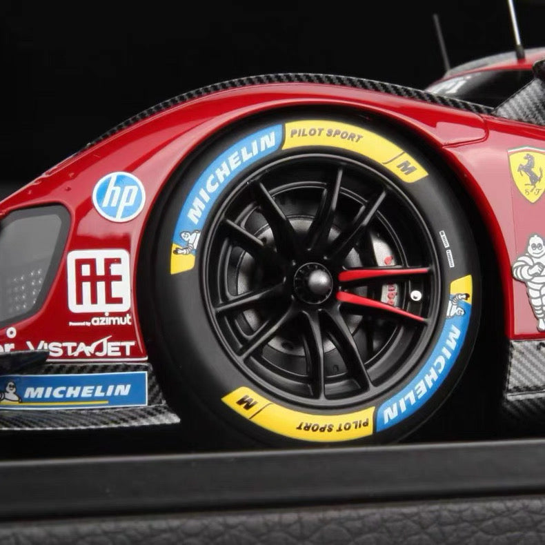 BBR 1/18 Ferrari 499P #51 Le Mans Podium Resin Racing Model