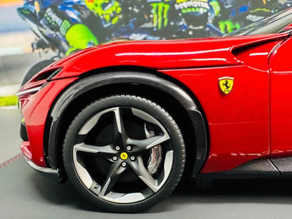 BBR Ferrari Purosangue Volcano Red 1/18 Fully Opening Diecast Model