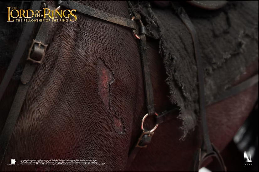 INART 1/6 The Lord of the Rings Nazgûl Ringwraith on Horse Deluxe Figure (Ag-A013D1)