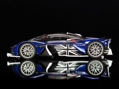 Frontiart 1/18 Aston Martin Valkyrie Silver Blue Resin Model Limited Edition