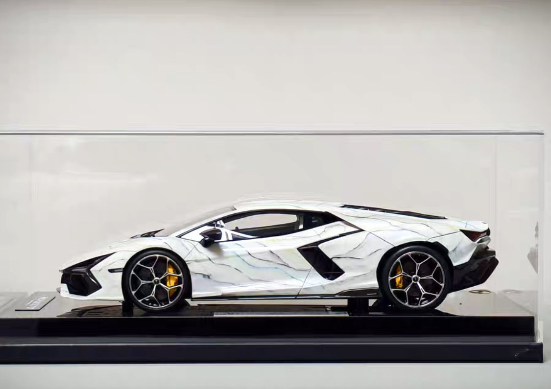 MR Collection 1/18 Lamborghini Revuelto Marble One-Off Resin Model – Global Unique Piece – Factory New