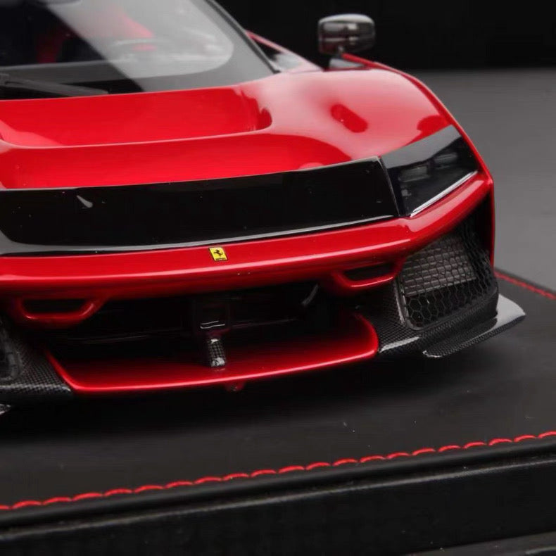 BBR 1/18 Ferrari F80 Metallic Red Resin Model