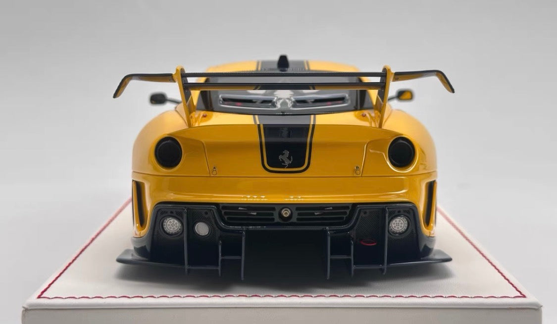 DG Model 1/18 Ferrari 599 EVO XX Yellow Resin Display Model