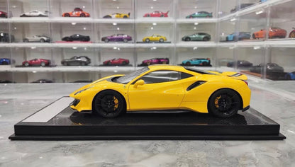 DM Model 1/18 Ferrari 488 Pista Fully Open Resin Model Limited 10