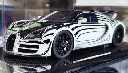 Dino Model 1/18 Bugatti Veyron Supercar Resin Model – Night Glow Blue Limited Edition