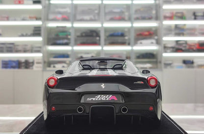 HH 1/18 Ferrari 458 Speciale Aperta Resin Model – Black Knight Edition – HH336