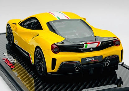 BBR 1/18 Ferrari 488 Pista Yellow Limited Edition