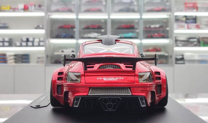 Dreamwalkers 1/18 Porsche 911 CHEVALIER D995 Flame Red Resin Model