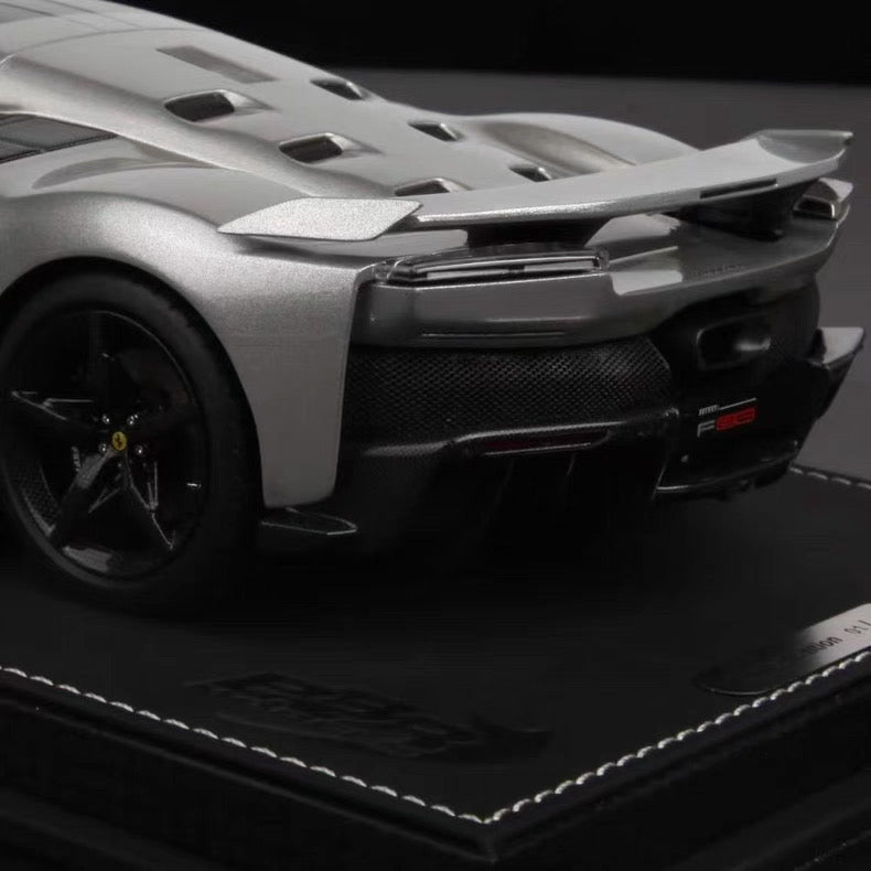 BBR 1/18 Ferrari F80 Aluminum Silver Resin Model