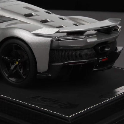 BBR 1/18 Ferrari F80 Aluminum Silver Resin Model