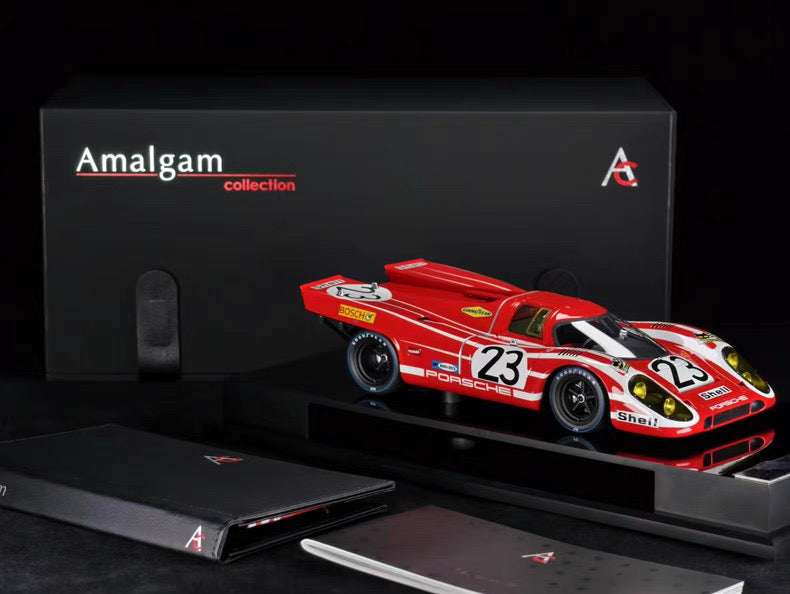 Amalgam 1/18 Porsche 917K 1970 Le Mans Winner No.23 Resin Model