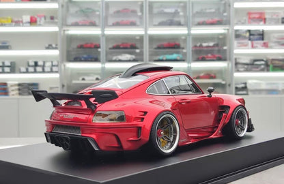 Dreamwalkers 1/18 Porsche 911 CHEVALIER D995 Flame Red Resin Model
