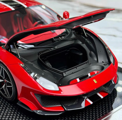 DM Model 1/18 Ferrari 488 Pista Fully Open Resin Limited Edition