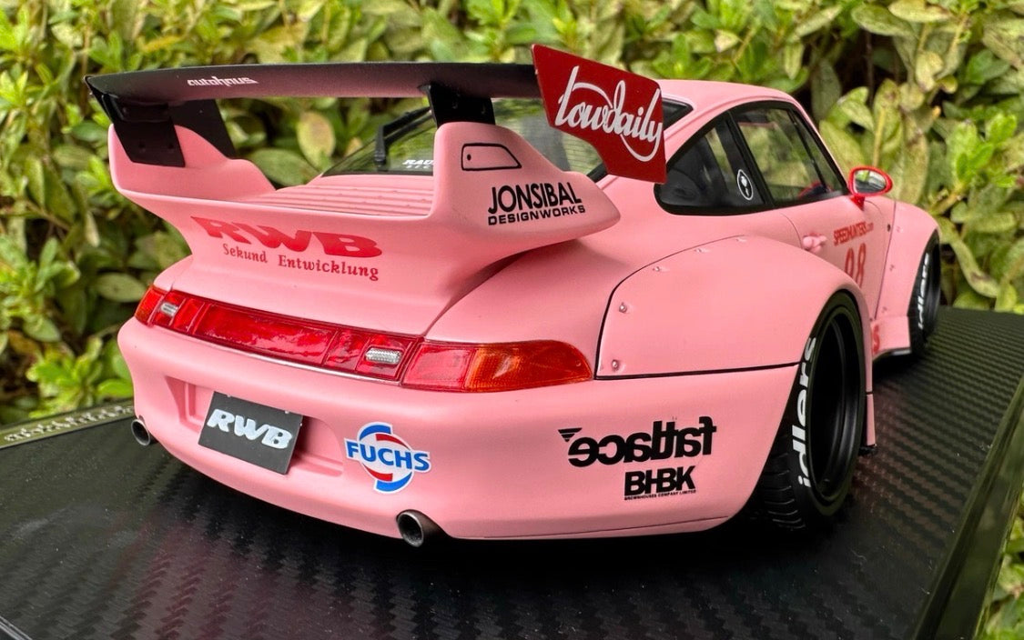 Ignition Model Porsche 911 (993) RWB Pink 1/18 Resin Model