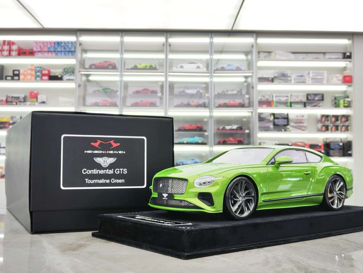 HH 1/18 Bentley Continental GTS Tourmaline Green Resin Model｜Ships from China