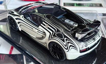 Dino Model 1/18 Bugatti Veyron Supercar Resin Model – Night Glow Blue Limited Edition
